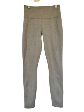 Athleta Delancey Herringbone Tight High-Rise Leggings Light Gray Athleisure XS